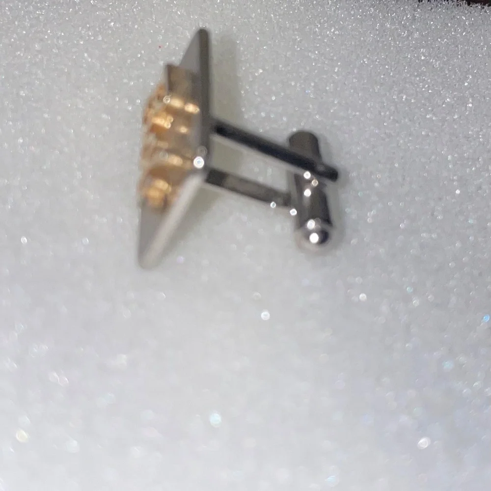 Vintage Monogram Initials BOB SWANK SINGLE Cuff Link Replacement Lost Broken‎